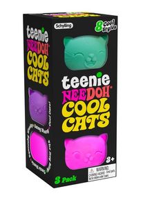 NeeDoh Teenie Cool Cats 3-Pack assorted