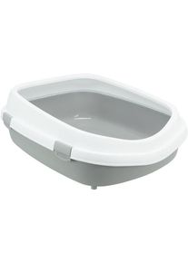 Trixie Katzentoilette Primo XXL Grau/Wei&szlig;