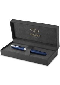 Parker Sonnet F&uuml;ller | Blaue Lackierung | F&uuml;llfederhalter mit mittlerer Feder | Geschenkbox
