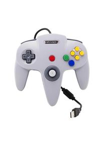 retro-bit Classic 64-Bit Controller USB - Grey - Wired Controller - PC