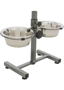 Trixie Verstellbare Hundenapf-Bar mit 2x Edelstahln&auml;pfen 0.75L