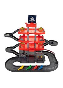 Cavallino Toys - Cavallino Racing Parking Garage Red with 4 Floors and Cars Playset
