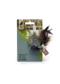 Kitty Play Squeaking grey bird