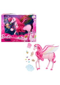 Barbie A Touch of Magic Pink Pegasus with Puppy Winged Horse Toys with Lights and Sounds