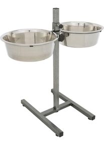 Trixie Verstellbare Hundenapf-Bar mit 2x Edelstahln&auml;pfen 4.5L