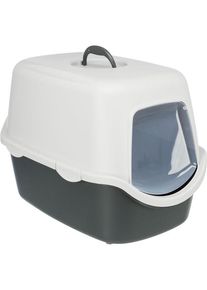 Trixie Vico Katzentoilette mit Haube Grau