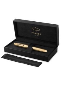 Parker Sonnet Cisel&eacute; Special Edition Rollerball gold Finish Cap .Barrel and Trims Fine Black Ink