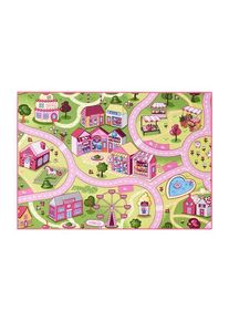 Rebel Roads Legetæppe - Pink tivoli - 95 x 133 cm