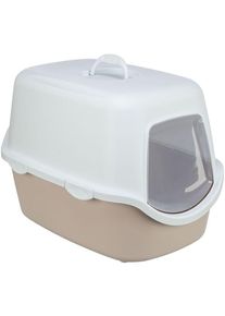 Trixie Vico Katzentoilette mit Haube Zartrosa