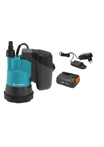 Gardena Battery Clear Water Submersible Pump 2000/2 18V P4AReady-To-Use Set