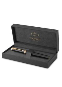 Parker Ingenuity F&uuml;ller | Core Kollektion | Schwarz, goldene Ausf&uuml;hrung | Schwarze Tinte | Geschenkbox