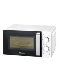 Severin MW 7885 - microwave oven - freestanding - white/black
