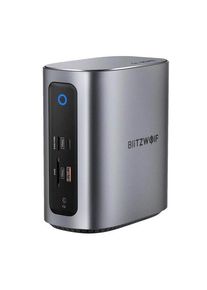 BlitzWolf BW-TH15 17-in-1 Docking Station 2xHD DP 4xC 3xUSB 3.0 USB 3.1 C 3.2 C PD RJ45 Micro SD SD 3.5mm Audio