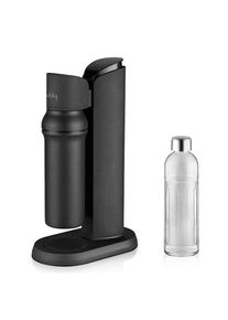 Bubliq glass carbonator - Matte black steel