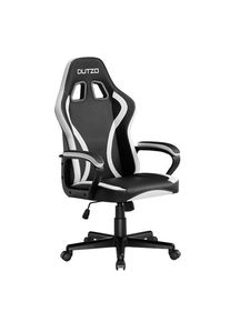 DUTZO DASH Junior Gaming Stuhl - Schwarz / Wei&szlig; - PU-Leder - Bis zu 110 kg