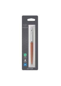 Parker Jotter Kugelschreiber | Chelsea Orange | Mittlere Spitze | Blaue Tinte | Blister-Verpackung