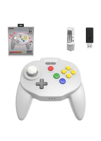 retro-bit Tribute64 2.4GHz Wireless Controller - Grey - Wireless Controller - Nintendo 64