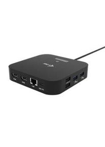 i-tec - docking station - USB-C / USB4 / Thunderbolt 3 / Thunderbolt 4 / Thunderbolt 5 - 2 x HDMI - 1GbE