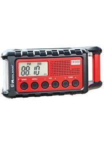 Midland ER300 - Emergency Radio - Solar- Dynamo - 2600mAh Powerbank - AM/FM - Rot