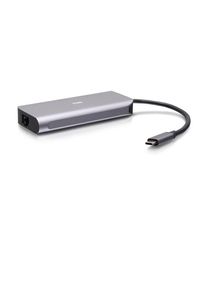 C2G USB-C 4.0 6-in-1 Mini Docking Station with HDMI USB-A Ethernet and USB-C 85W- 8K 60HZ - docking station - USB-C / Thunderbolt 3 - HDMI - 1GbE