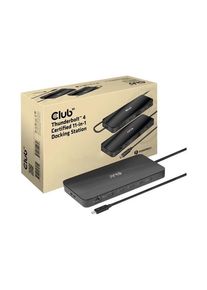 Club 3D - docking station - USB-C / Thunderbolt 3 / Thunderbolt 4 - 3 x Thunderbolt 4 - GigE