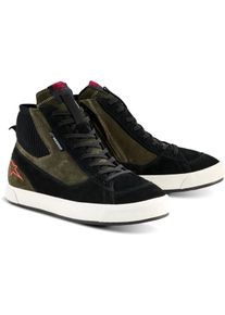 Alpinestars Stated, shoes Drystar , color: Black/White/Dark Green , size: 9.5 US