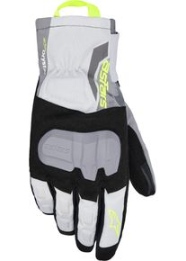 Alpinestars XT-3, gants Drystar , couleur: Gris/Gris Fonc&eacute;/Jaune , taille: XL