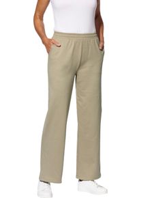 Dames Vrijetijdsbroek van sweatmateriaal leem Maat 44