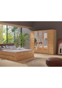 Home Affaire Kleiderschrank »Sabrina in braun, Größe B/H/T: 240 cm x 200 cm x 60 cm