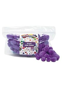 Colorations - Pom Poms Purple 100pcs.