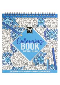 Creative Craft Group Malebog Mandala 21*20cm. 24s. 120g. BLÅ