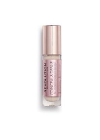 Makeup Revolution Conceal & Define Corrective Liquid Concealer, C4, 4 g