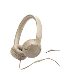 JBL Tune 530 Wired On-ear Headphones Beige
