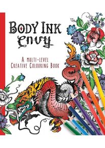 Alligator Mandala malebog BODY INK ENVY