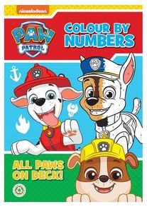 Alligator PAW PATROL Colour By Numbers Book