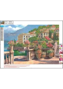 Centrum Diamond Painting 30*40cm. Søbred m. huse