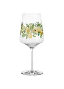 Ritzenhoff & Breker Ritzenhoff Spritzerglas , Gelb, Grün, Transparent , Glas , 544 ml , 22.5 cm , Made in Germany, FSC Mix , Gläser, Weingläser, Weißweingläser