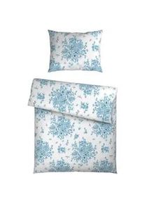 Esposa Bettwäsche , Blau, Weiß , Textil , 140x200 cm , Oeko-Tex® Standard 100, Oeko-Tex® Made IN Green , pflegeleicht, hautfreundlich , Heimtextilien, Bettwäsche & Leintücher, Bettwäsche, Satin-Bettwäsche