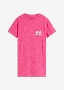 bonprix Dámska Nočná košeľa, oversized, z vypaľovaného vlákna, ružová, 36/38