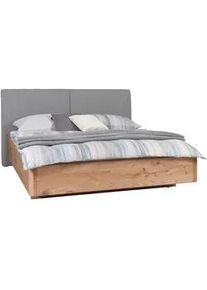 Valnatura Bett , Grau, Eichefarben , Holz, Textil , Wildeiche , massiv , 120x210 cm , Lattenrosthöhe individuell einstellbar, in verschiedenen Holzarten erhältlich, in verschiedenen Größen erhältlich , Schlafzimmer, Komplette Schlafzimmer und Serien, Schlafzimmerserien