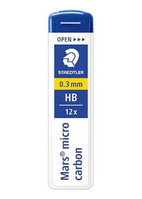 Staedtler Mech.pen.lead Mars micro0.3 HB 12 x 12 pcs