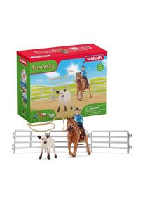 Schleich Cowgirl Team Roping Fun