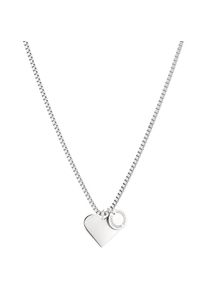 Liebeskind Berlin , Mädchen,Damen , Kette mit Anhänger »Schmuck Geschenk Edelstahl Halskette Herz« , silberfarben , Dieses wunderschöne LIEBESKIND...