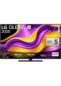 LG, OLED-Fernseher &raquo;OLED55G59LS&laquo; 139 cm/55 Smart-TV, schwarz, Fl&uuml;ssiges Gaming mit bis zu 4K @ 165 Hz, Nvidia G-Sync und AMDFreeSync