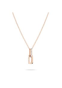 Liebeskind Berlin , Damen,Jugendliche , Kette mit Anhänger »Schmuck Geschenk Edelstahl Halskette Festive Mini Link« mit Zirkonia (synth.) ,...