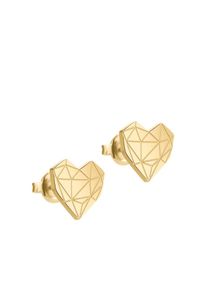 Liebeskind Berlin , Damen,Jugendliche , Paar Ohrstecker »Schmuck Geschenk Edelstahl Ohrringe Herz« , gelbgoldfarben , Liebeskind Berlin...