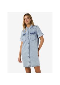 Noisy may , Jeanskleid »NMNEW SIGNE S/S DENIM DRESS VI003LB NOOS« Brusttaschen , Light Blue Denim , N-Gr , L (40) -N-Gr , L (40) , Kurzes...