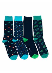 The Arctic Bay Chaussettes 'DEEP BLUE EDITION Gift box 4 Pack Unisex' Femme multicolore taille 41-45