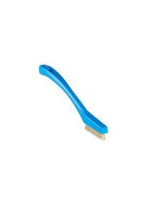 vikan vikan Extra Hard Bristle Blue Scrubbing Brush, 11mm bristle length, PET bristle material - 44023