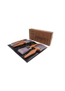 Cottam Cottam 25.4 mm, 50.8 mm, 76.2 mm Synthetic Paint Brush Set with Flat Bristles - PPB00320